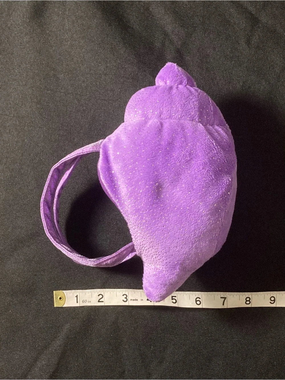 ⭐️ Aurora Purple Sparkly Conch Seashell Mermaid Purse Hand Bag